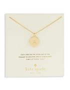 Kate Spade New York Engraved Letter A Pendant Necklace