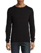 Only And Sons Crewneck Cable Cotton Sweater