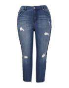 Melissa Mccarthy Seven7 Destiny Distressed Jeans