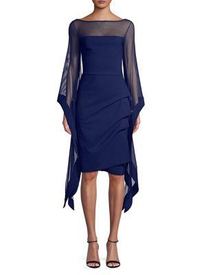 Chiara Boni La Petite Robe Illusion-panel Flutter Dress