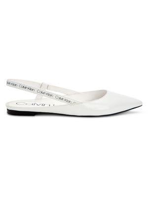 Calvin Klein Maya Slingback Leather Flats