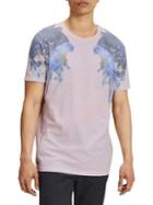 Jack & Jones Jorroof Bird-print Short-sleeve Tee
