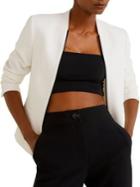 Mango Double-breasted Lapel Blazer