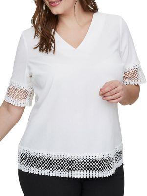 Junarose Plus Darby Short Sleeve Top