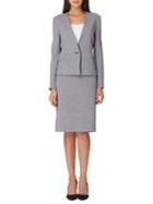 Tahari Arthur S. Levine Classic Long-sleeve Skirt Suit