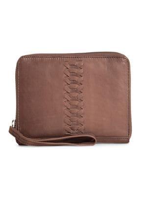 Day And Mood Eve Zip-around Leather Wallet