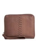 Day And Mood Eve Zip-around Leather Wallet