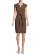 Nipon Boutique Plus Tie-waist Sheath Dress