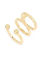 Bcbgeneration Winter Metals Set Of Two Disc Ring