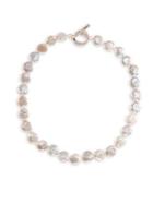 Nina Ophira Rose Goldplated 13mm Freshwater Pearl & Crystal Necklace