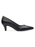 Clarks Linvale Pleated Point-toe Pumps