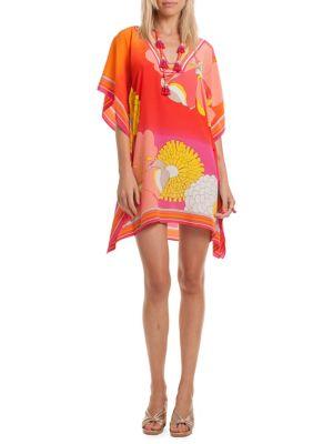 Trina Turk Floral-print Silk Dress