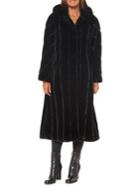 Jones New York Hooded Faux Fur-trim Coat