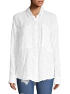 Free People Loveland Solid Button Down Top