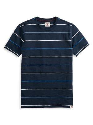 Brooks Brothers Red Fleece Mixed-stripe Tee