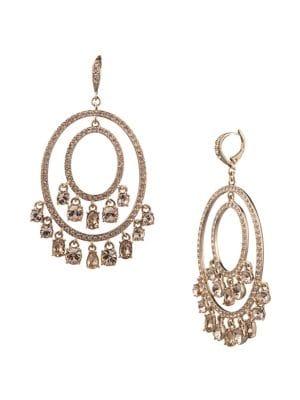 Givenchy Goldplated And Crystal Shaky Orbital Earrings