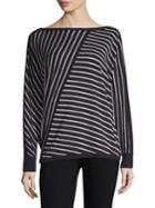 Lafayette 148 New York Directional Striped Top