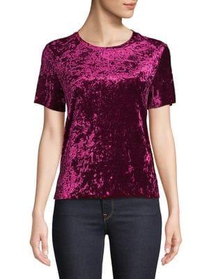 Design Lab Short-sleeve Velvet Tee