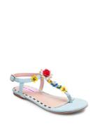 Betsey Johnson Nori Floral Ankle-strap Sandals
