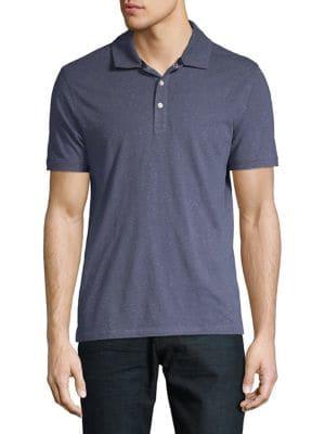 Black Brown Denim Short-sleeve Polo Shirt