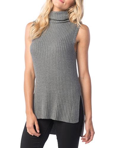 Kensie Ribbed Sleeveless Sweater