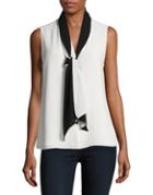 Vince Camuto Tied Sleeveless Top