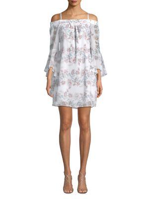 Kensie Dresses Floral Off-the-shoulder Shift Dress