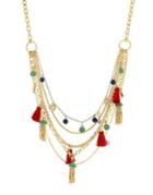 Jessica Simpson Crystal Layer Necklace