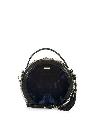 Brahmin Lane Leather Crossbody Circle Bag