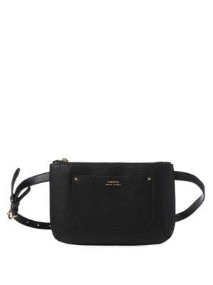 Lauren Ralph Lauren Logo Faux Leather Belt Bag
