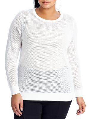 Modamix Plus Juliette Open-stitch Sweater