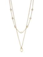 Nadri Sutton Crystal & Faux Pearl Two-row Necklace