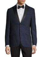 Lauren Ralph Lauren Peak-lapel Paisley Wool Blazer