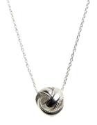 Lord & Taylor Sterling Silver Sliding Knot Necklace