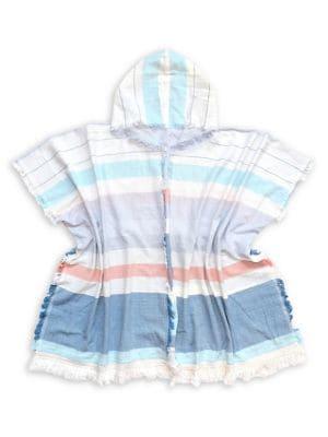 Fraas Beach Multi-striped Hooded Ruana