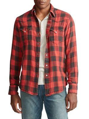 Polo Ralph Lauren Custom-fit Plaid Twill Shirt
