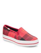 Kate Spade New York Plaid Canvas Sneakers
