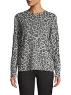 Ply Cashmere Cashmere Animal-print Sweater