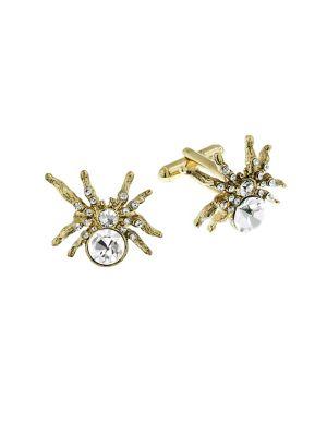 Lord Taylor Crystal-embellished Spider Cufflinks
