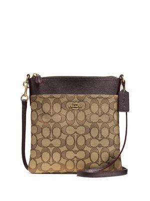 Coach Signature Jacquard Messenger Crossbody