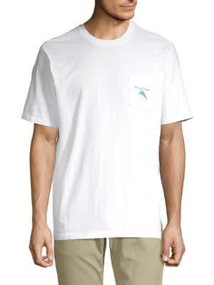 Tommy Bahama Short-sleeve Pocket Cotton Tee