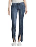 Blanknyc Distressed Buttoned Jeans