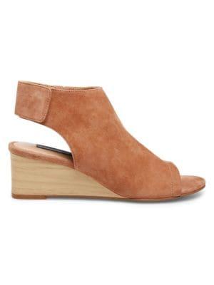 Steve Madden Lyre Leather Wedge Sandals