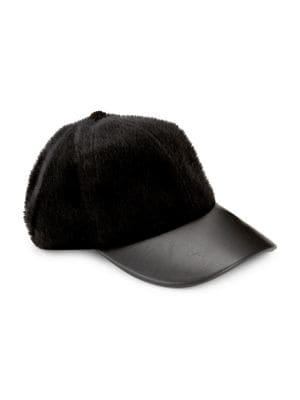 Bcbgmaxazria Faux Fur Baseball Hat