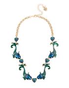 Betsey Johnson Glitter Reef Fish Collar Necklace