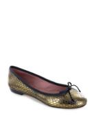 Summit By White Mountain Kendrick Si0504 Snake Print Leather Ballet Flats