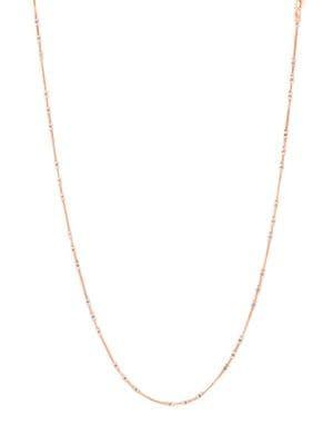 Lord & Taylor Rose Goldplated And Rhodium-plated Two-tone Beaded Chain Necklace