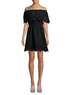 Kensie Emey Off-the-shoulder Cotton Dress