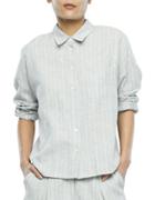Svilu Striped Button-down Shirt