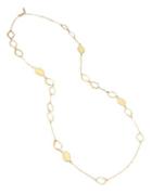 Kenneth Cole New York Citrine Stone Long Station Necklace
